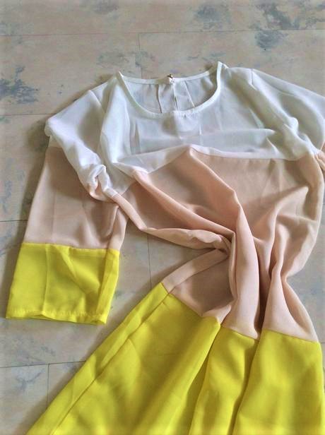 Priesvitná plážová tunika/ šaty na pláž, s