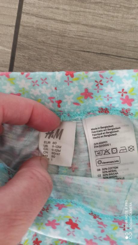 Pudlové tepláky 80, h&m,80