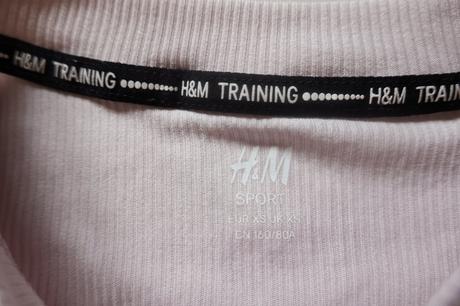 Jemné tričko h&m sport, h&m,xs