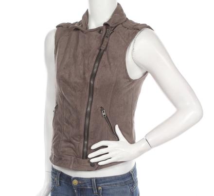 Kožená dámska vesta abercrombie&fitch, abercrombie&fitch,s