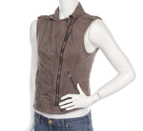 Kožená dámska vesta abercrombie&fitch, abercrombie&fitch,s