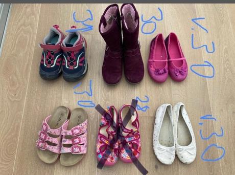 Dievčenské topánky a čižmy vel. 30-31, 30