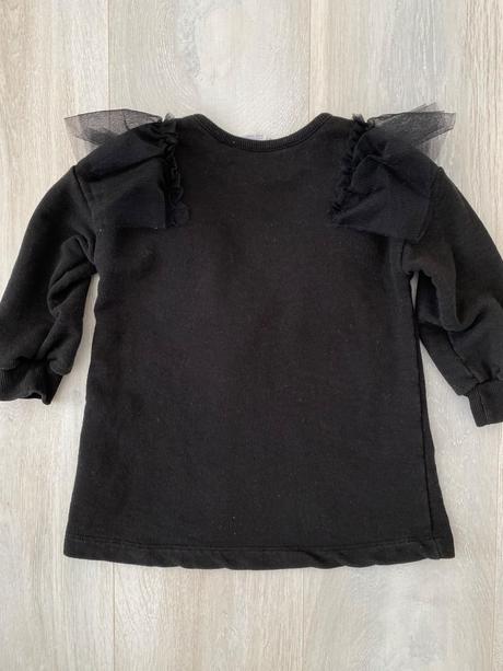 Dievčenské mikino šaty, h&m,98