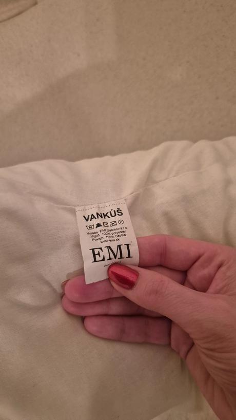 Tehotenský vankúš s obliečkou bumerang,