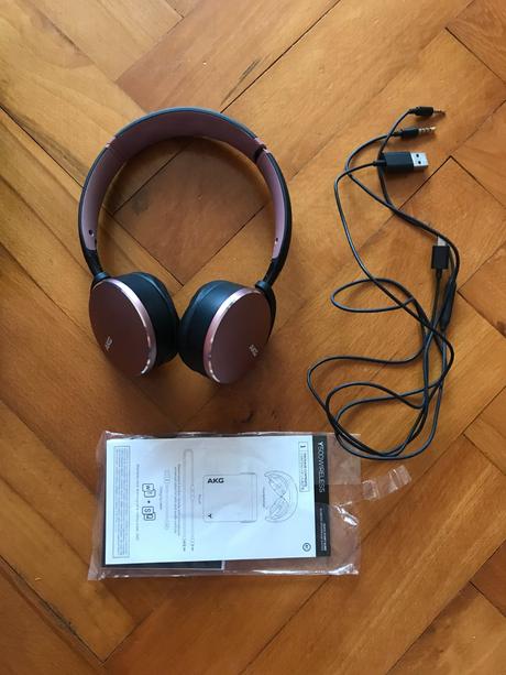 Slúchadlá akg y500, ružové,