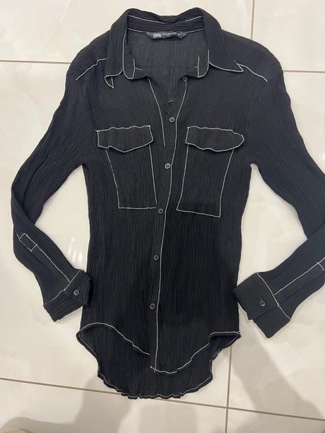 Krepová blúzka zara, zara,xs