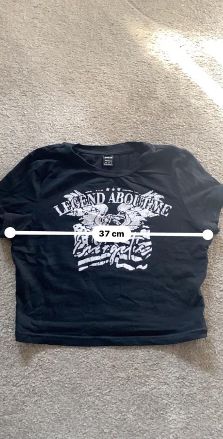 Cropnuté tričko, xs