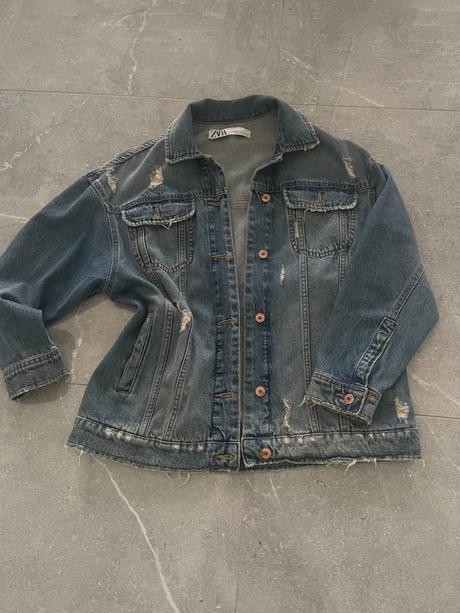 Zara riflová bunda, zara,s