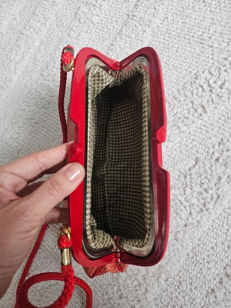 Kabelka vintage crossbody vypletana, orsay