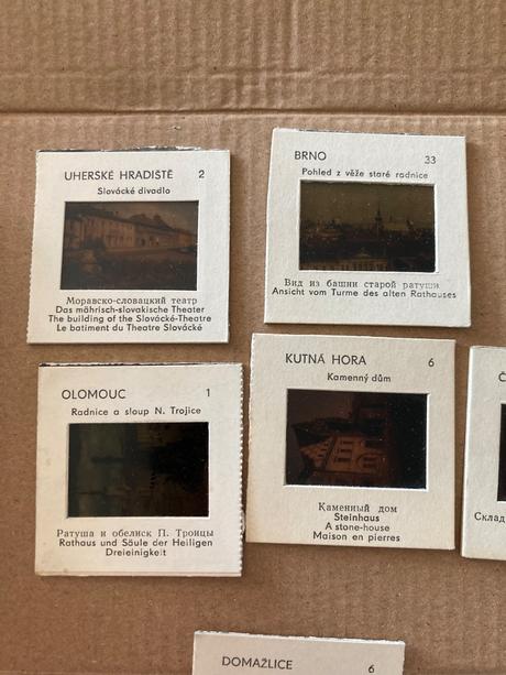 Diapozitívy orbis čssr 1966,