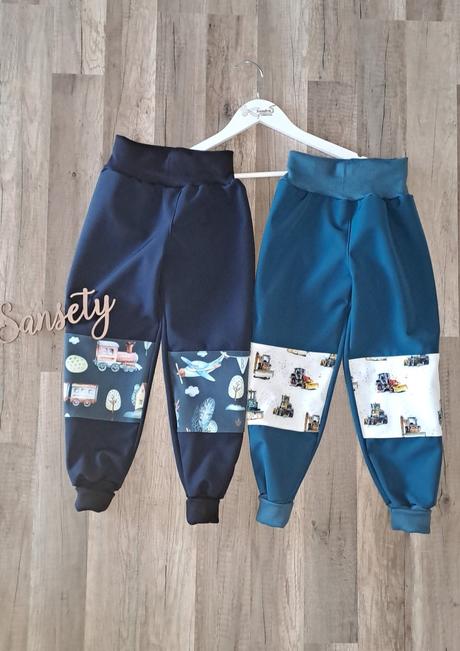 Softshell nohavice, 80 - 140