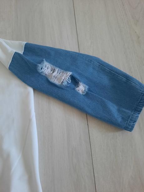 Tričko s riflovými rukávmi, reserved,l