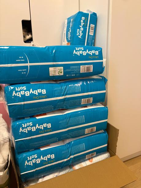 Jednorázové plienky babybaby soft a pampers 4-9kg, pampers,4 kg - 9 kg