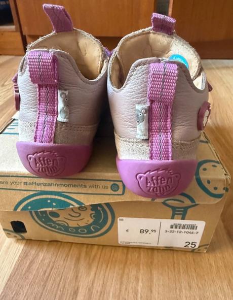 Affenzahn topánky kožené v.25 barefoot, affenzahn,25