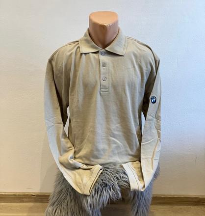Pánska polokošeľa béžová bmw (l), l