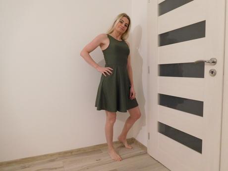 New look šaty zelené elastické-36v,, new look,36