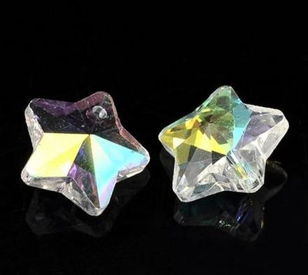 Prívesok hviezdička 13x13 mm,