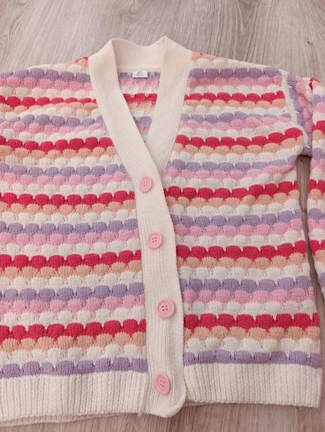 Farebný ženilkový sveter, 134