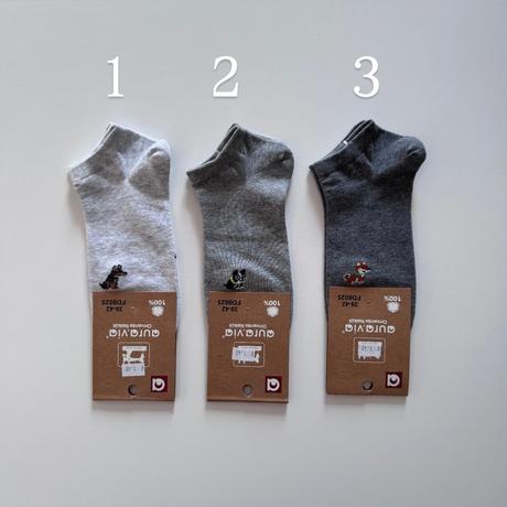 Nízke ponožky so psíkom fd8025, 39 / 40 / 42