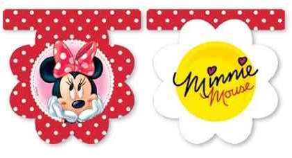 Decorata party girlanda minnie mouse, 
