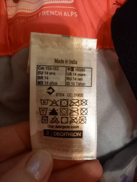 Lyžiarske nohavice, decathlon,158