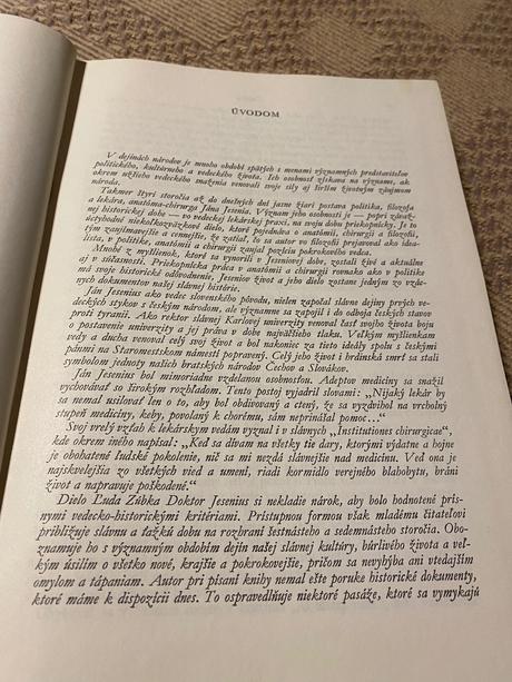 Krásna stará kniha doktor jesenius ľudo zúbek, 