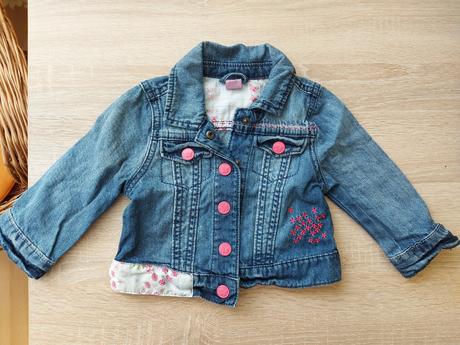 Dievčenská riflová bundička, dopodopo,74