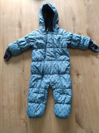 Zimný overal s potlačou lebiek, lindex,86