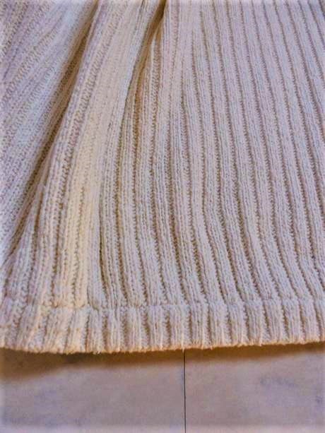 Dlhá hrubá pletená sukňa, xl