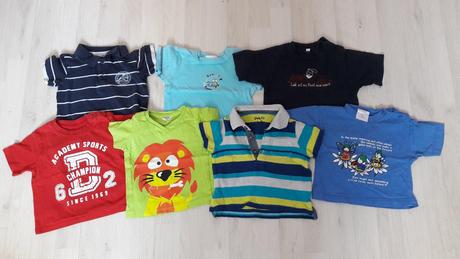 Balik tricka kratky rukav 7ks - vel.68, 68–80