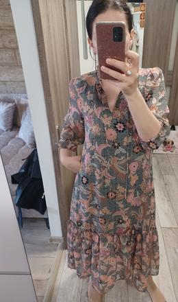 Farebné šaty, vero moda,l