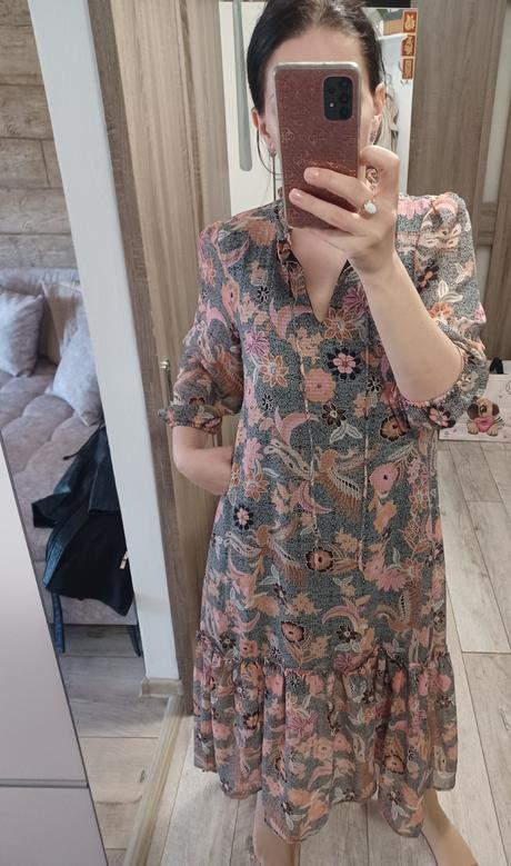 Farebné šaty, vero moda,l