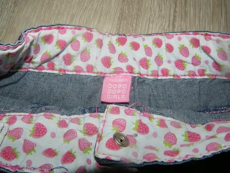 Riflovo - jahodková suknička, dopodopo,104