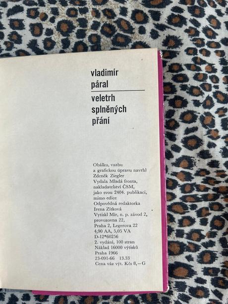 Veletrh splněných přání - vladimír páral, 