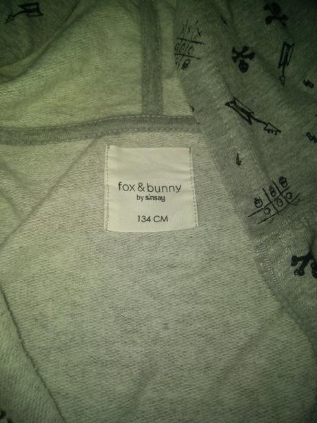 Tenšia mikina s lebkami, fox & bunny,134