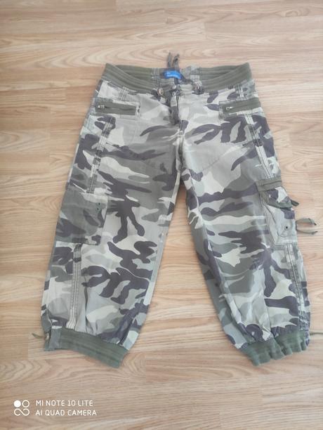 Trojštvrťové maskačové nohavice, 40