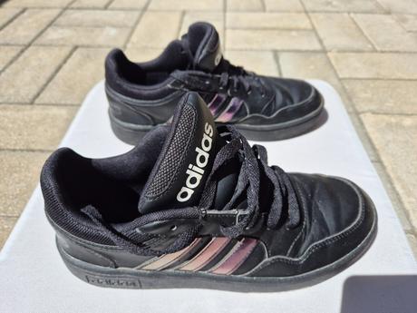 Čierne tenisky adidas hoops 3.0, veľkosť 38, adidas,38
