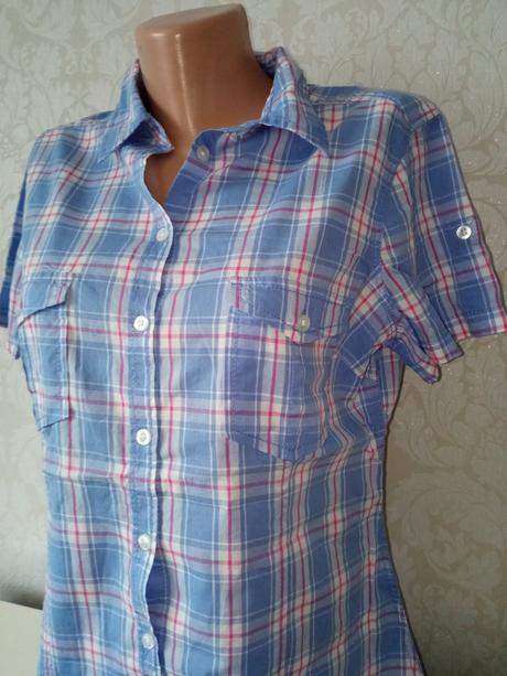 Dámska kockovaná košeľa h&m,veľk.44, h&m,l