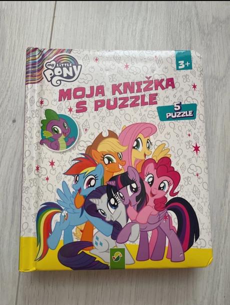 My little pony knižka s puzzlami,