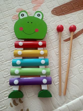Xylofón + penové kocky + špirála na guličky, 