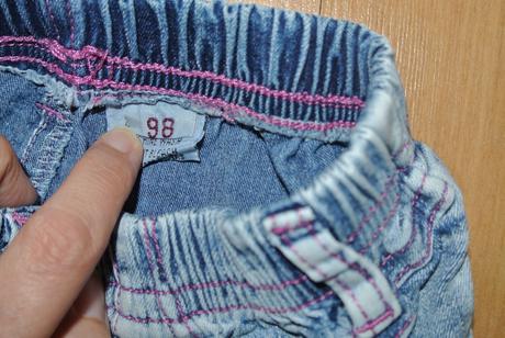 Riflová suknička, 98