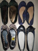 4 x balerínky  raz obuté, 37