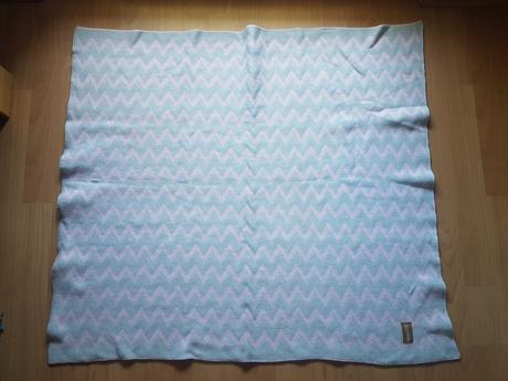 Obojstranná pletená deka,