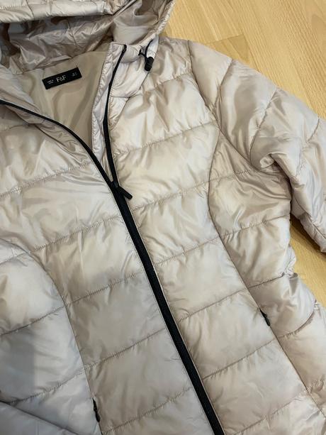 Béžová bunda m/l, f&f,m