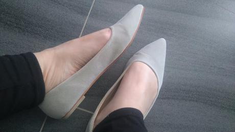 Semišove balerinky, 37