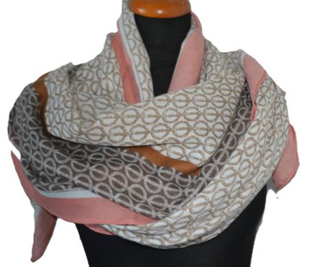 Vzorovaná šatka fanny, xl