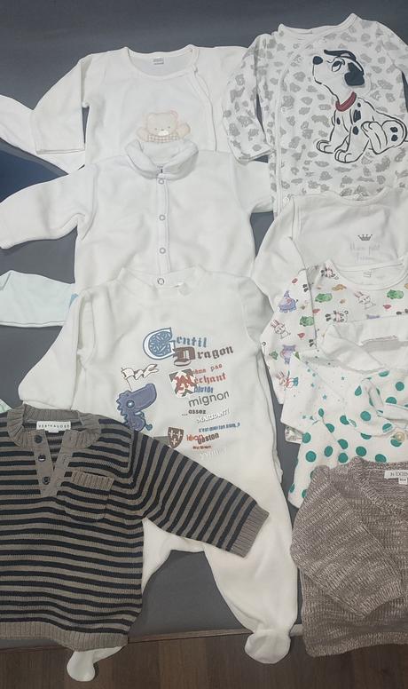 Balík oblečenia chlapec zima 62, 50–62