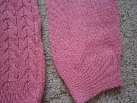 Ružový pulovrík, h&m,128