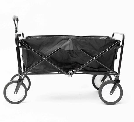 Prenosný, plážový, kempingový, skladateľný vozík,