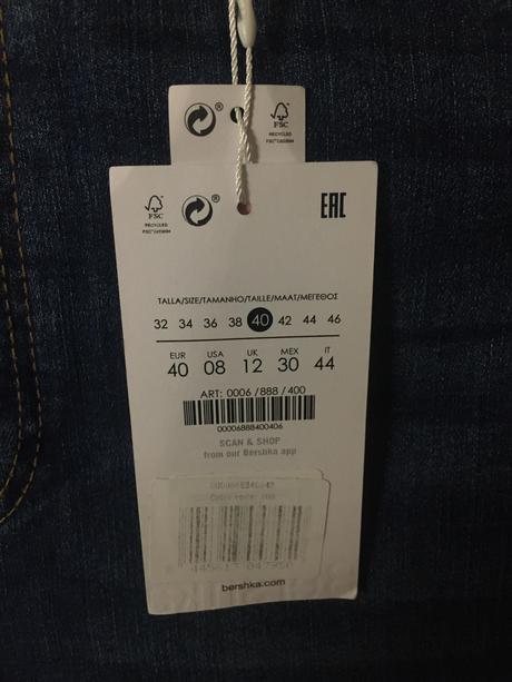 Bershka skinny jeans, bershka,40